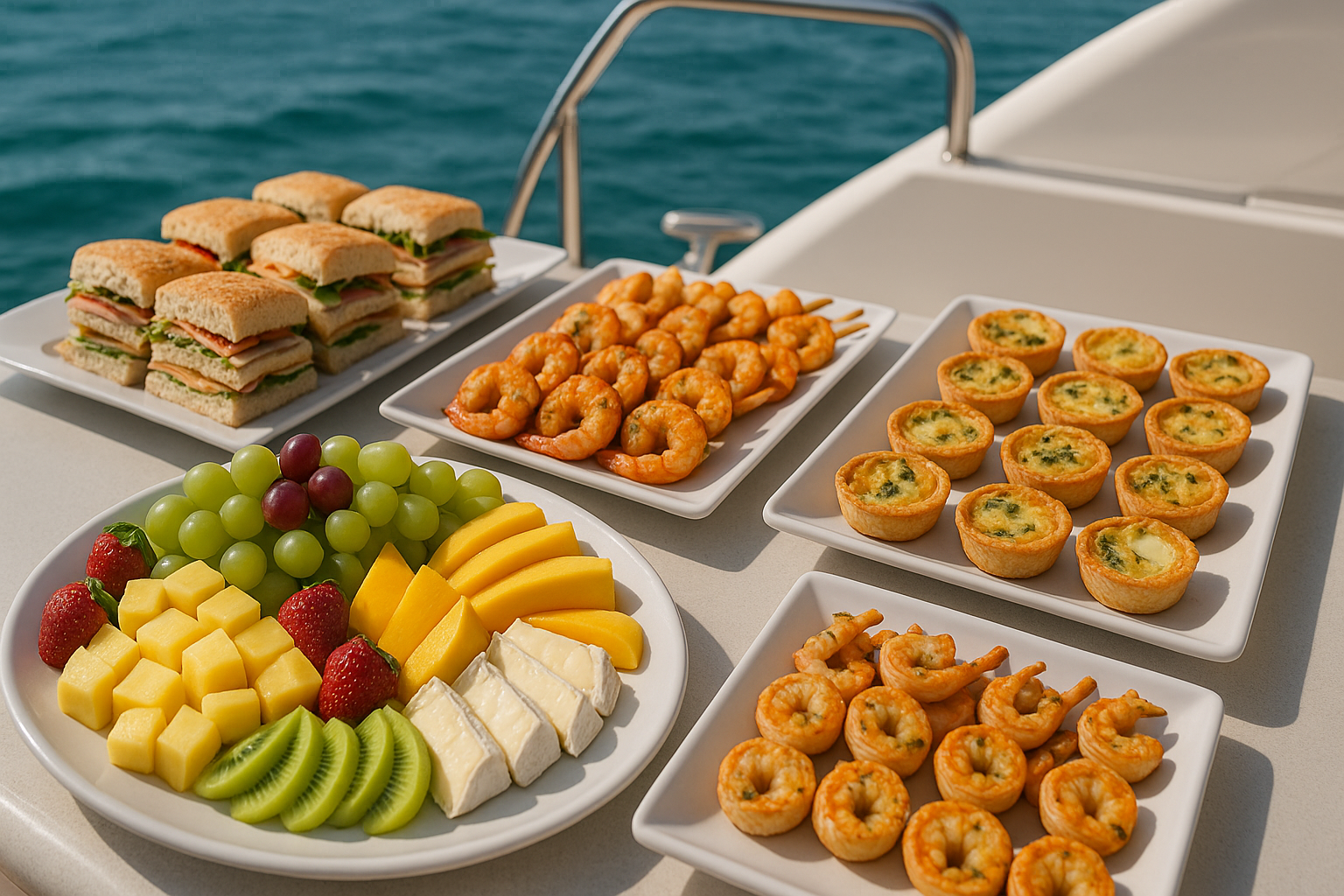 What Food Works Best for Yacht Parties in Pompano Beach