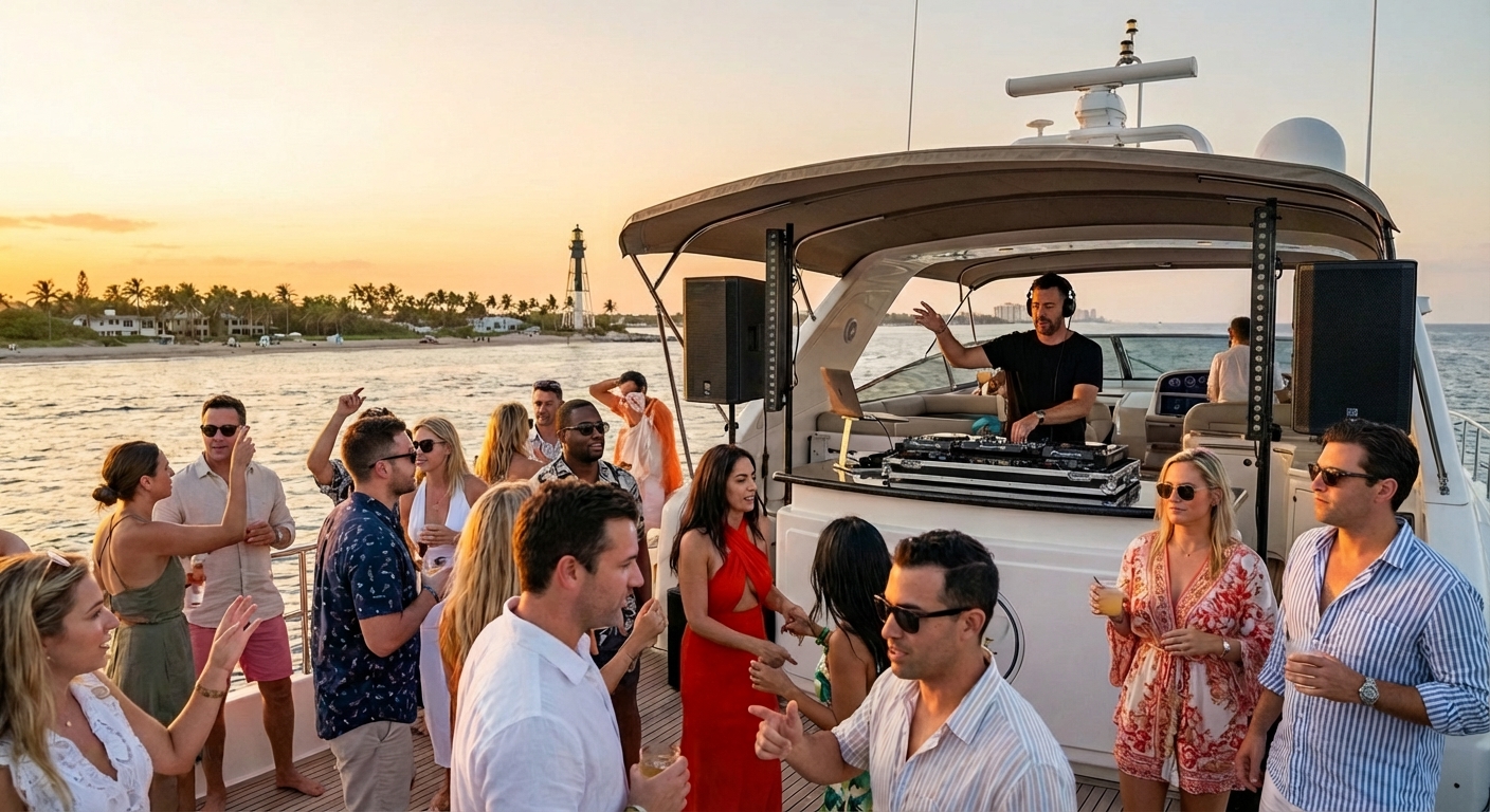 How to Plan the Ultimate Yacht Party in Pompano Beach With a DJ