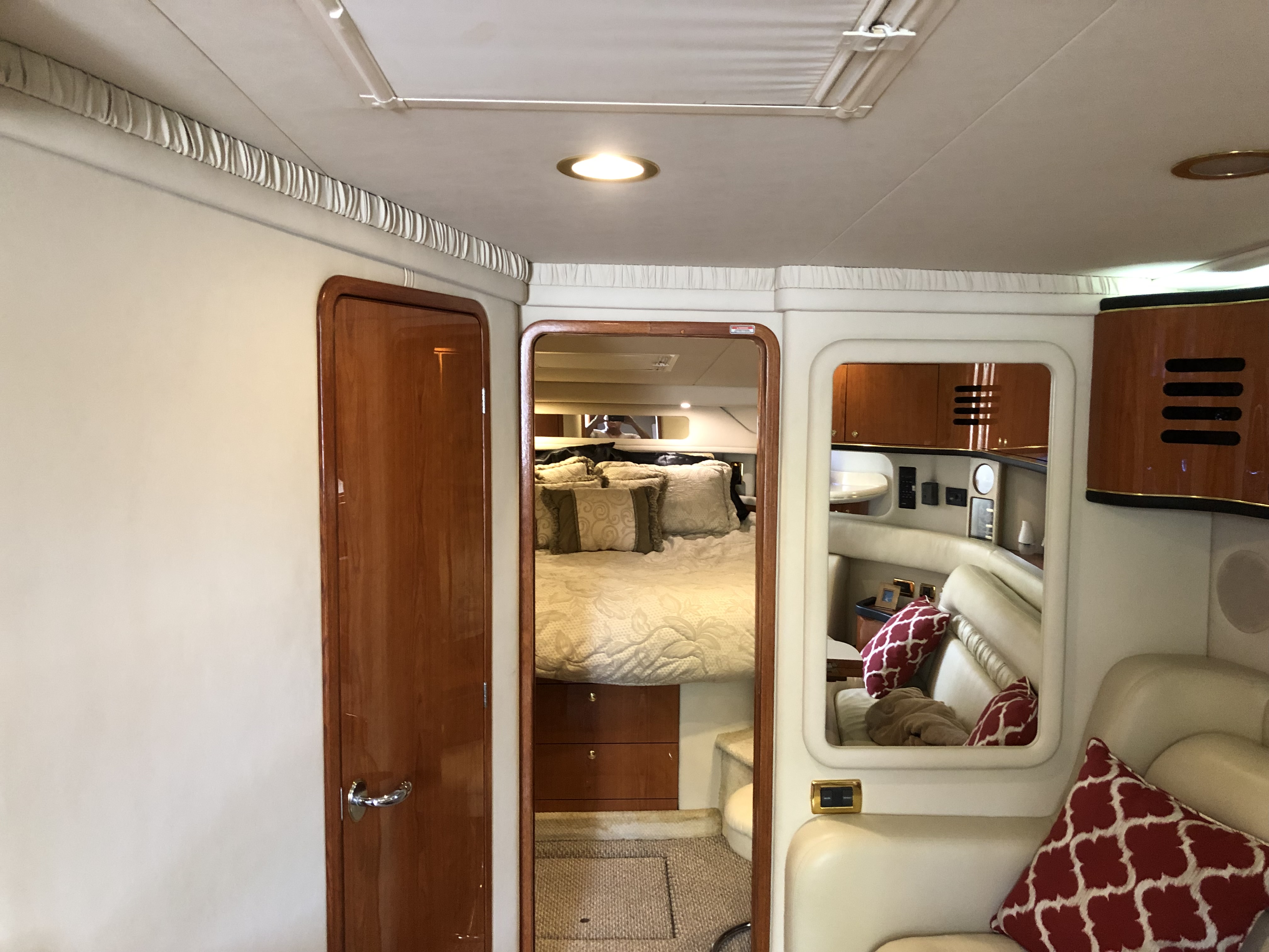 Bedroom View of Ft Lauderdale Yacht Charter, Aquaholics Florida