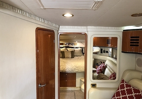 Bedroom View of Ft Lauderdale Yacht Charter, Aquaholics Florida