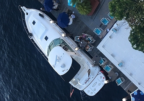 Aerial View of Aquaholics Florida Yacht Charter