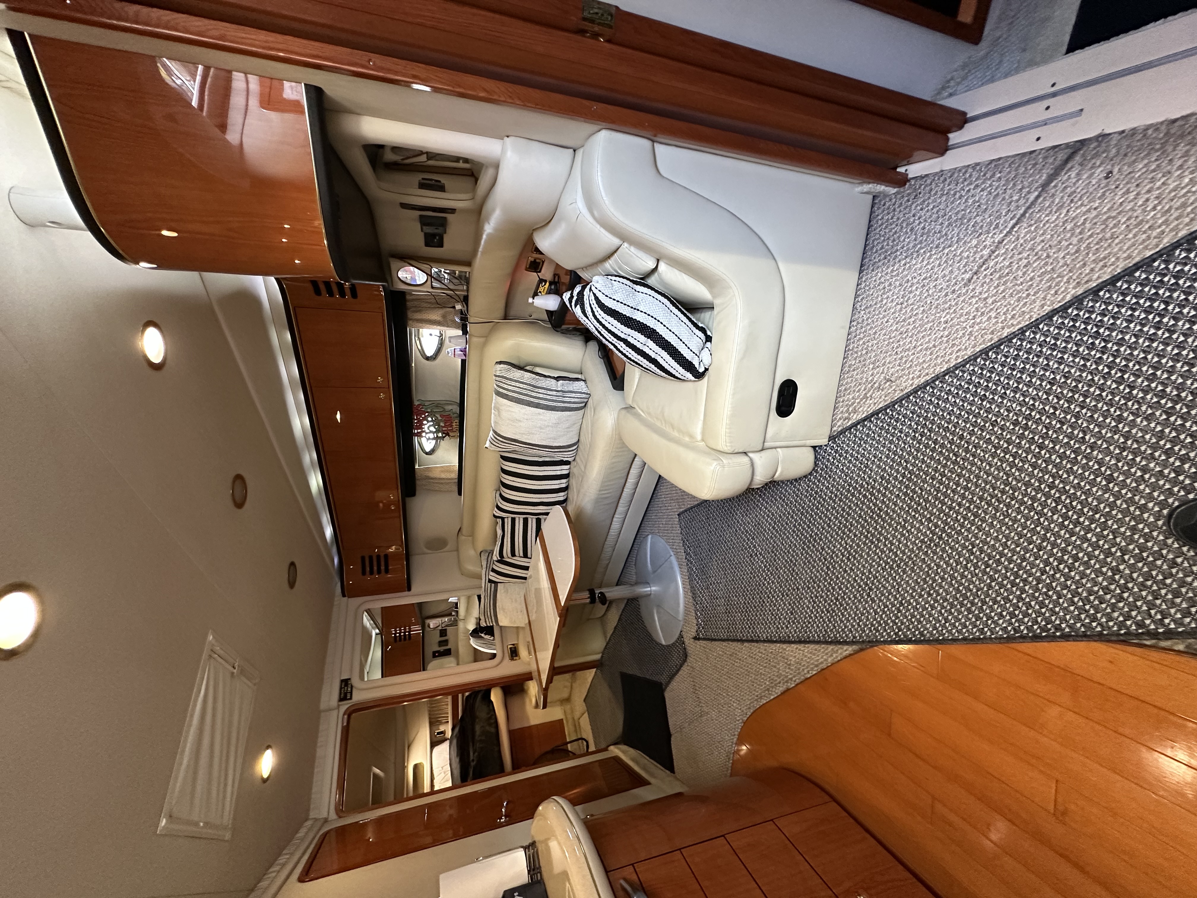 Inside Lounge Area of Aquaholics Florida Yacht Charters